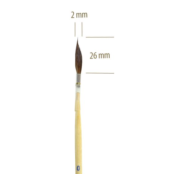 1311 Nº 0 - Pincel Feustel Chanfrado para Filete 1