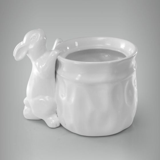 Coelho Com Vaso Papel 1