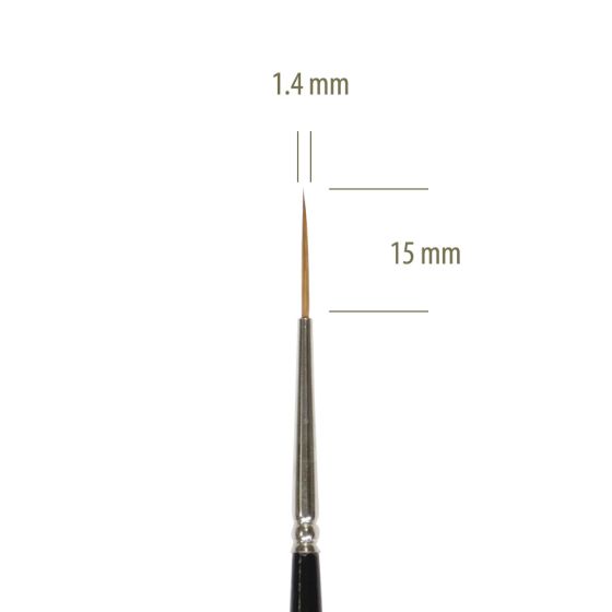 1182 - Nº00 - PINCEL FILETE KOLINSKY FEUSTEL 1