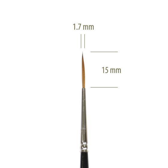 1182 - Nº0 - PINCEL FILETE KOLINSKY FEUSTEL 1