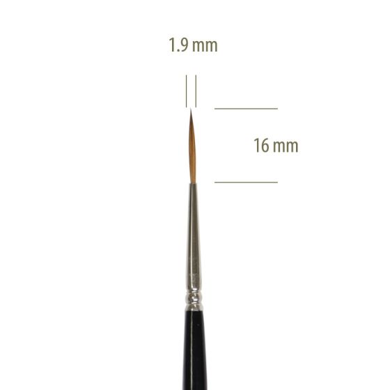 1182 - Nº1 - PINCEL FILETE KOLINSKY FEUSTEL 1