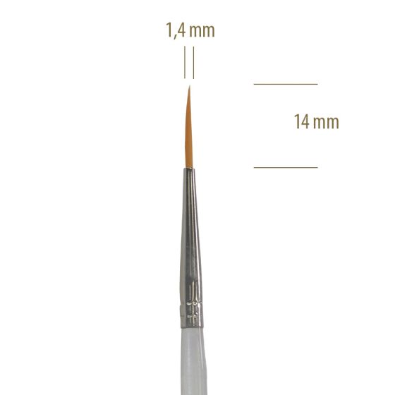 300 N° 3/0 - Pincel Filete Keramik 1