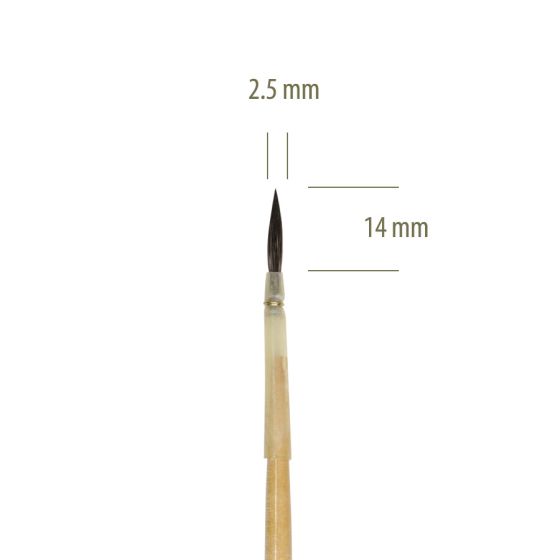 1308 ZH Nº 1/A - Pincel Pontiagudo Feustel 1