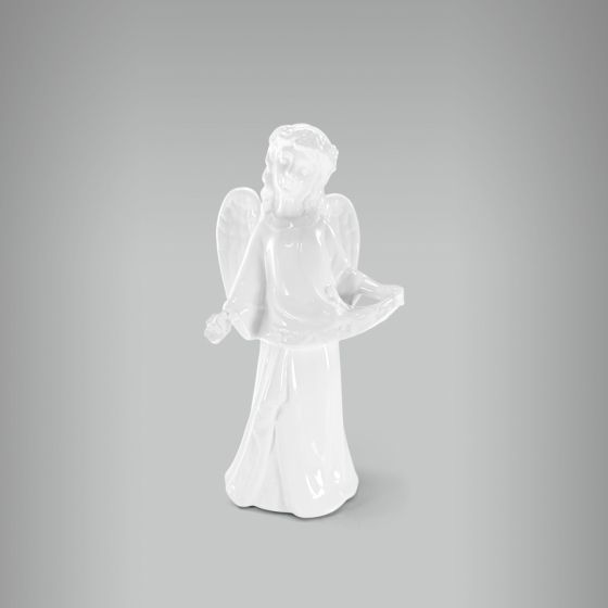 Anjo Grande com Coroa de Flores 1