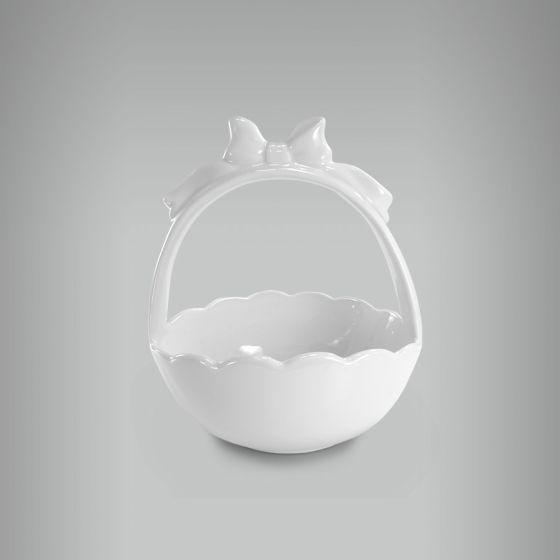 Cestinha Lisa com Laço 1