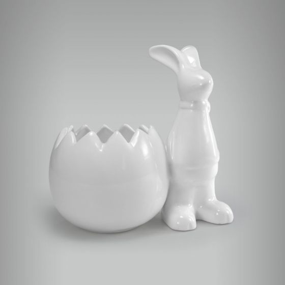 Coelho com Pote Ovo 1