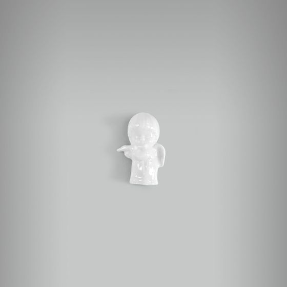 Aplique Imã Anjo com Flauta 1