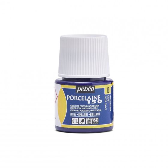Tinta para Porcelana Pebeo Porcelaine 150 - Lápis Blue 1
