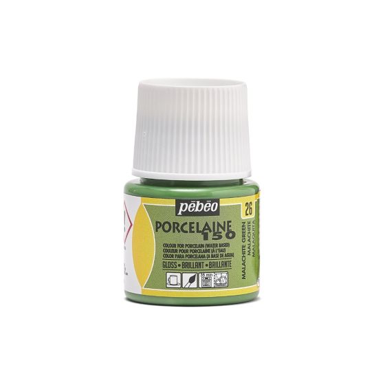 Tinta para Porcelana Pebeo Porcelaine 150 - Malachite Green 1