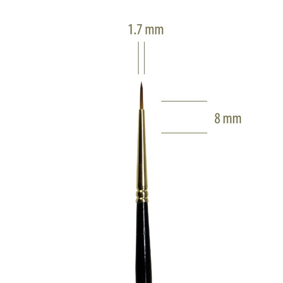 1155 Nº 0 - Pincel Filete Feustel 1