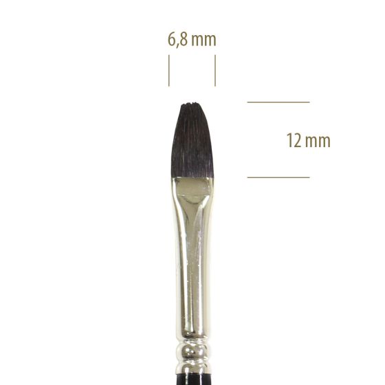 1169 FH Nº 8 - Pincel Feustel Língua de Gato 1