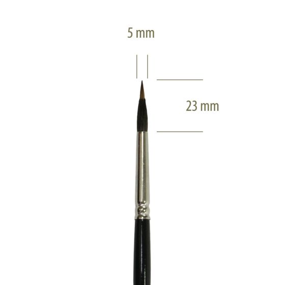 1402 Nº 8 - Pincel Feustel Pontiagudo 1