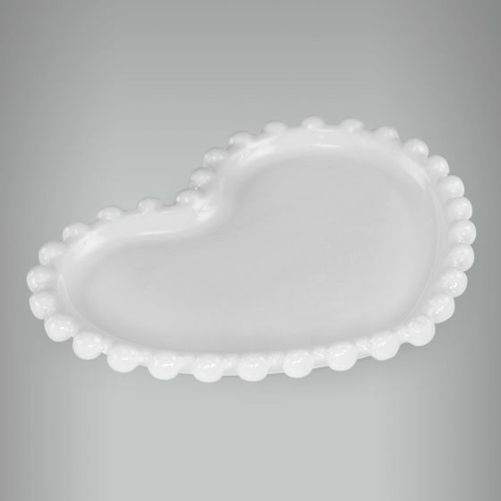 Prato Coração Beads - P 1