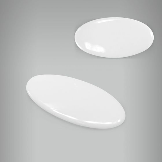 Medalha Oval 21 sem  Furo - 5,7x3cm 1