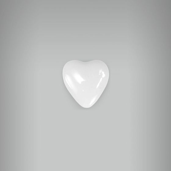 Medalha Coração 3c sem Furo  - 1cm 1