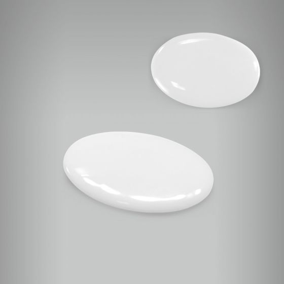 Medalha Oval 02  Sem Furo 3,5x2,7cm 1