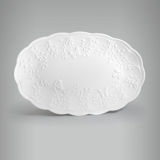 Travessa Butterfly Flowers - 31x21cm 1