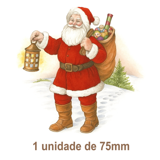 Santa With Presents - 75mm 1