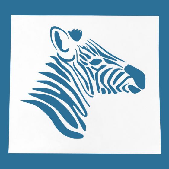 Stencil Zebra 1