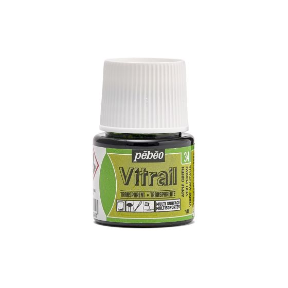 Tinta para Vidro Pebeo Vitrail - Apple Green 1