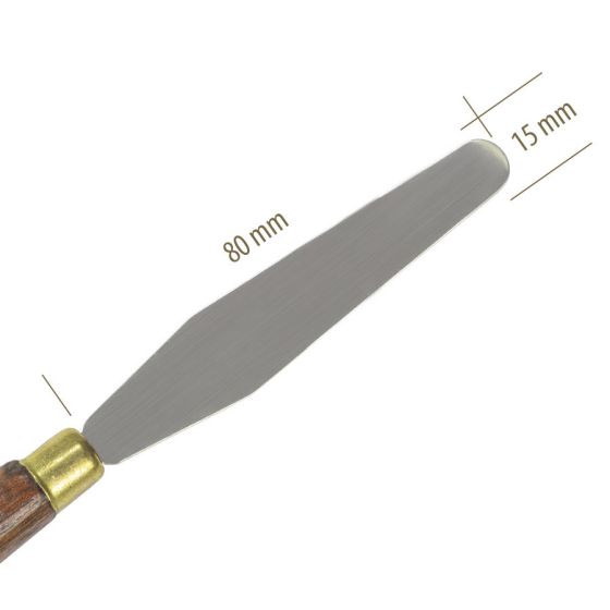 Espátula Inox Cabo Madeira - 2378 1