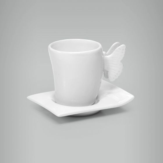 Xícara Café Borboleta 1