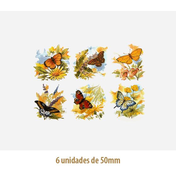 Mix of Butterflies - 50mm 1