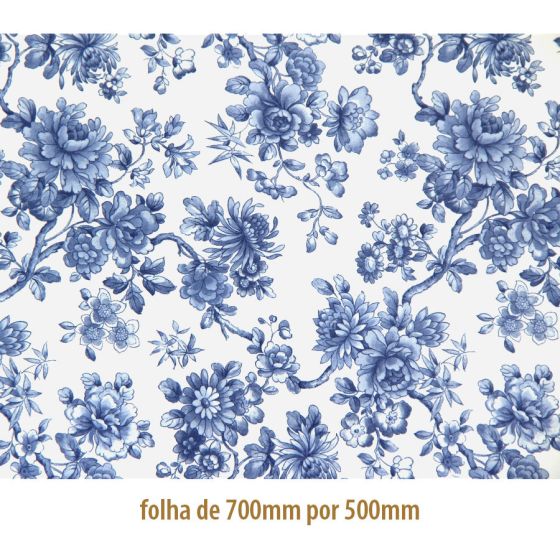 Tapete - Floral Blue (70x50cm) 1