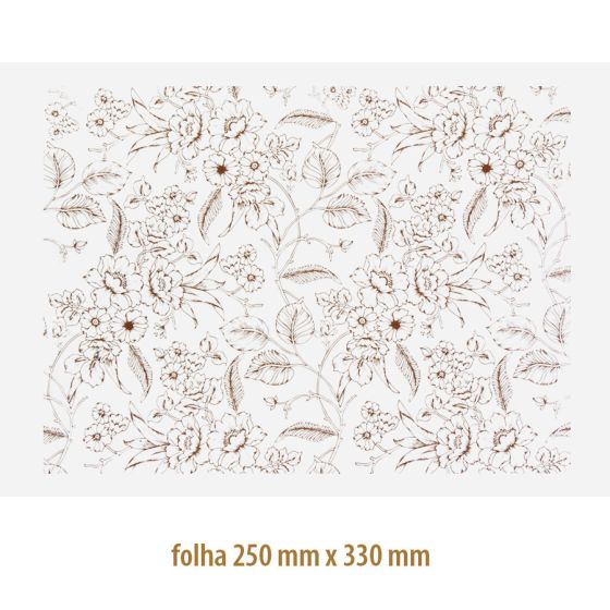 Decalque Contorno Papoulas 1