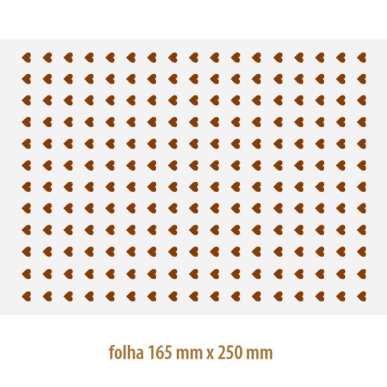 Ouro para Vidro - Coração 01 1