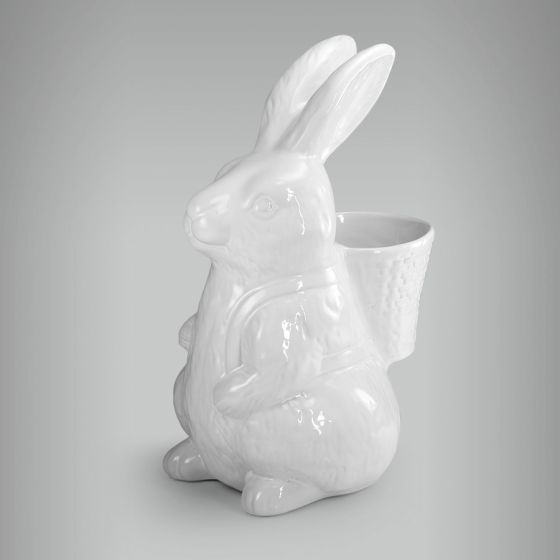 Coelho Grande com Cesto - 28x20cm 1