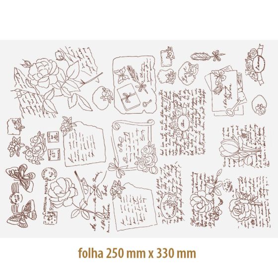 Decalque Contorno Vintage 1