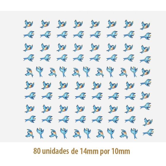 Blue Birds M - 14mm 1