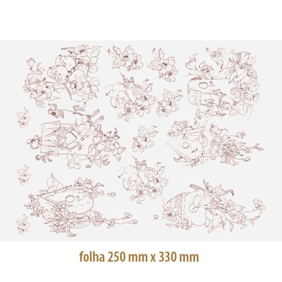 Decalque Contorno Bird House 1