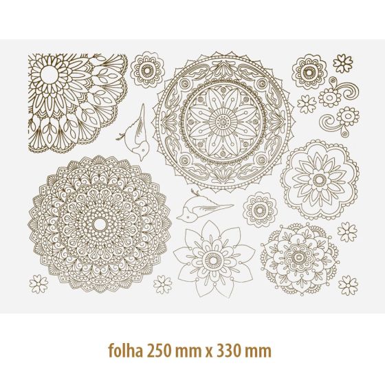 Decalque Contorno Mandalas 1