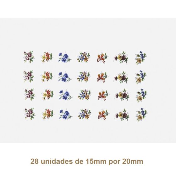 Floral M - 15x20mm 1