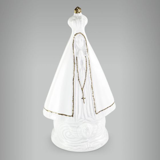 Nossa Senhora Aparecida P com Filete em Ouro 1