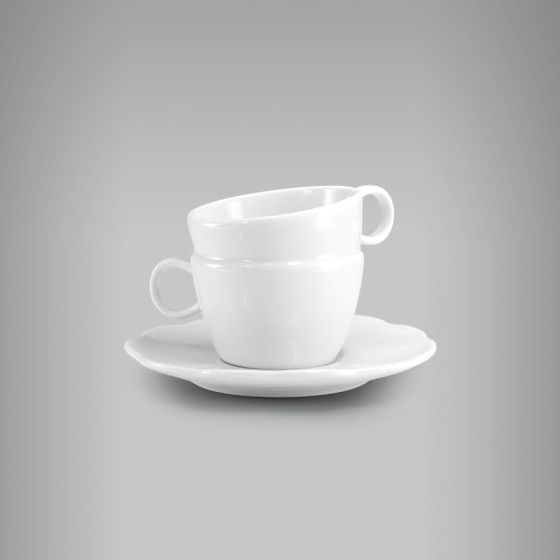 Xícara Capuccino Hortência Sobrepor 1