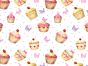 Tapete - Cupcakes  (70x50cm) 2