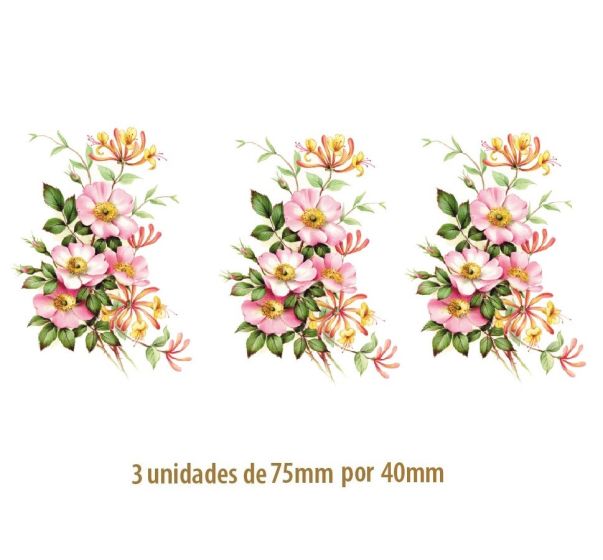 Wild Rose C - 75 x 40mm 1