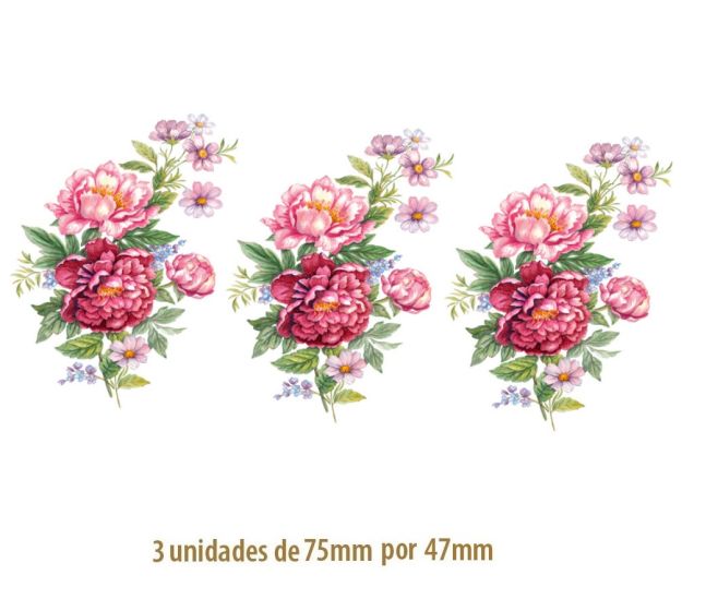 Peonies C - 75x47mm 1