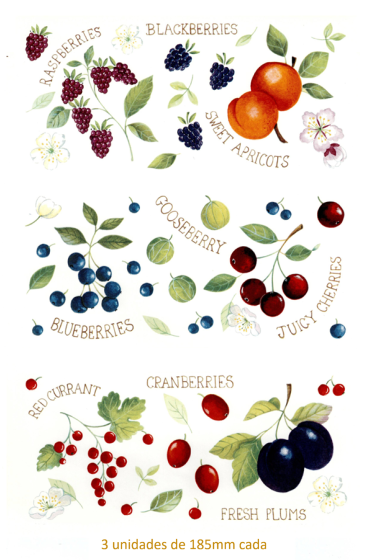 Fresh Fruits - 185mm 1