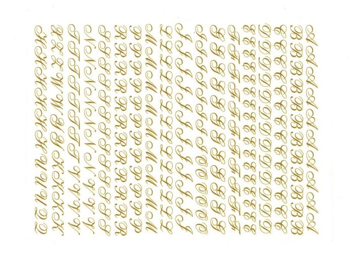 Alfabeto Mini - Ocre 1