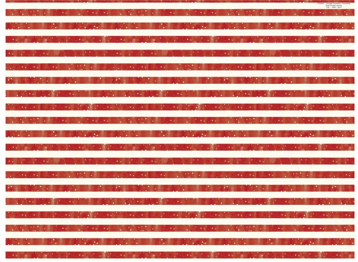 Listrado Vermelho - Porcelana 1
