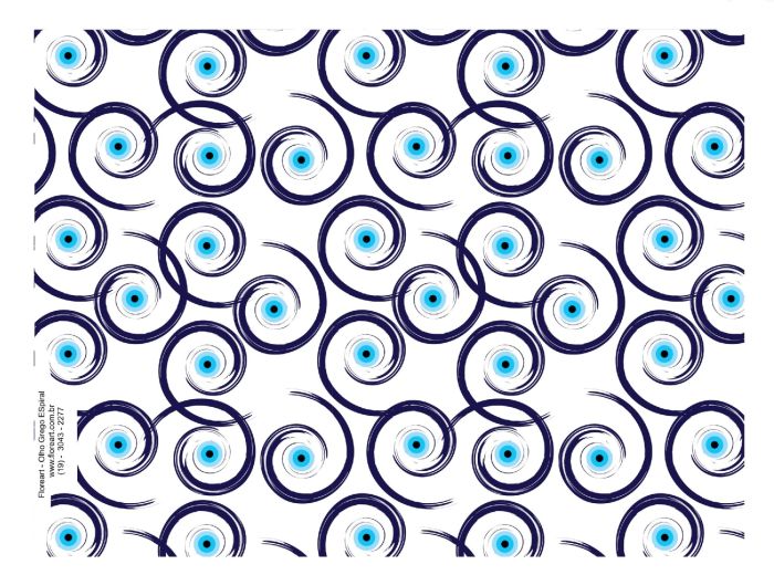 Olho Grego Espiral - Vidro 1