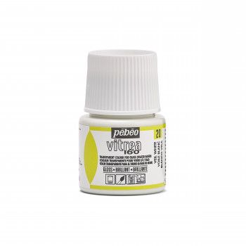 Tinta para Vidro Pebeo Vitrea 160 - Veil White 1