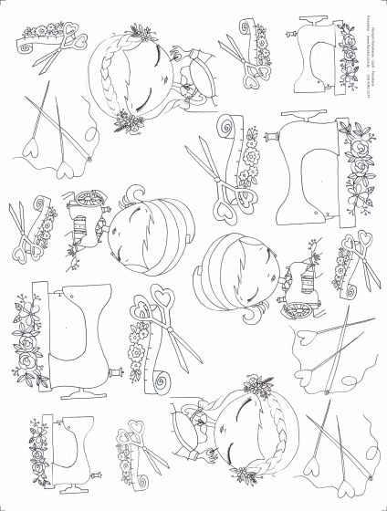 Decalque Contorno Quilt 1