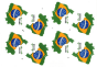 Mapa Com Bandeira Do Brasil 1