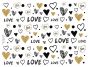 Decalque Love (preto e metalizado) 1
