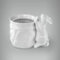 Coelho Com Vaso Papel 2